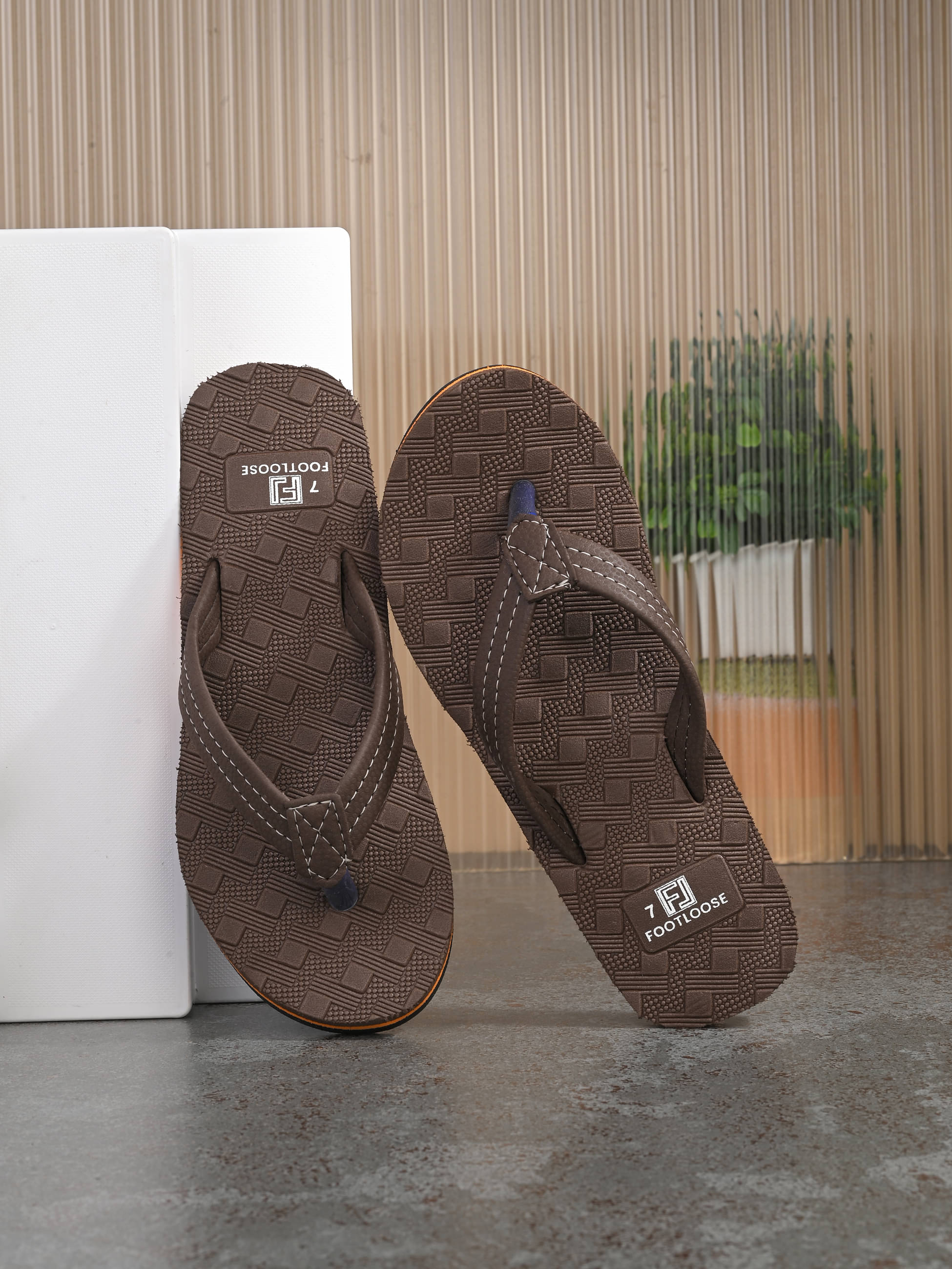     			Footloose Brown Women's Flip Flop