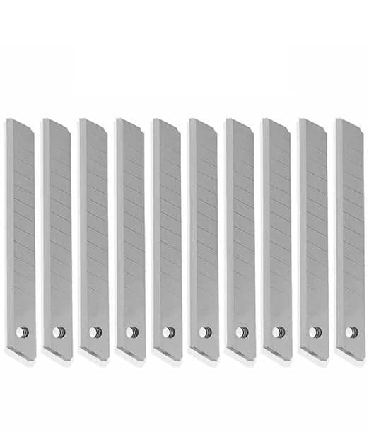Freedy 18mm Paper Cutter Blades, 20 Replacement Snap-Off Blades, Box Cutter Blades