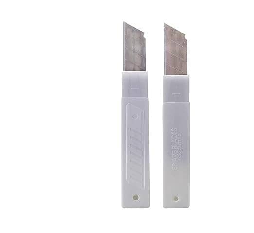 Freedy 18mm Paper Cutter Blades, 20 Replacement Snap-Off Blades, Box Cutter Blades