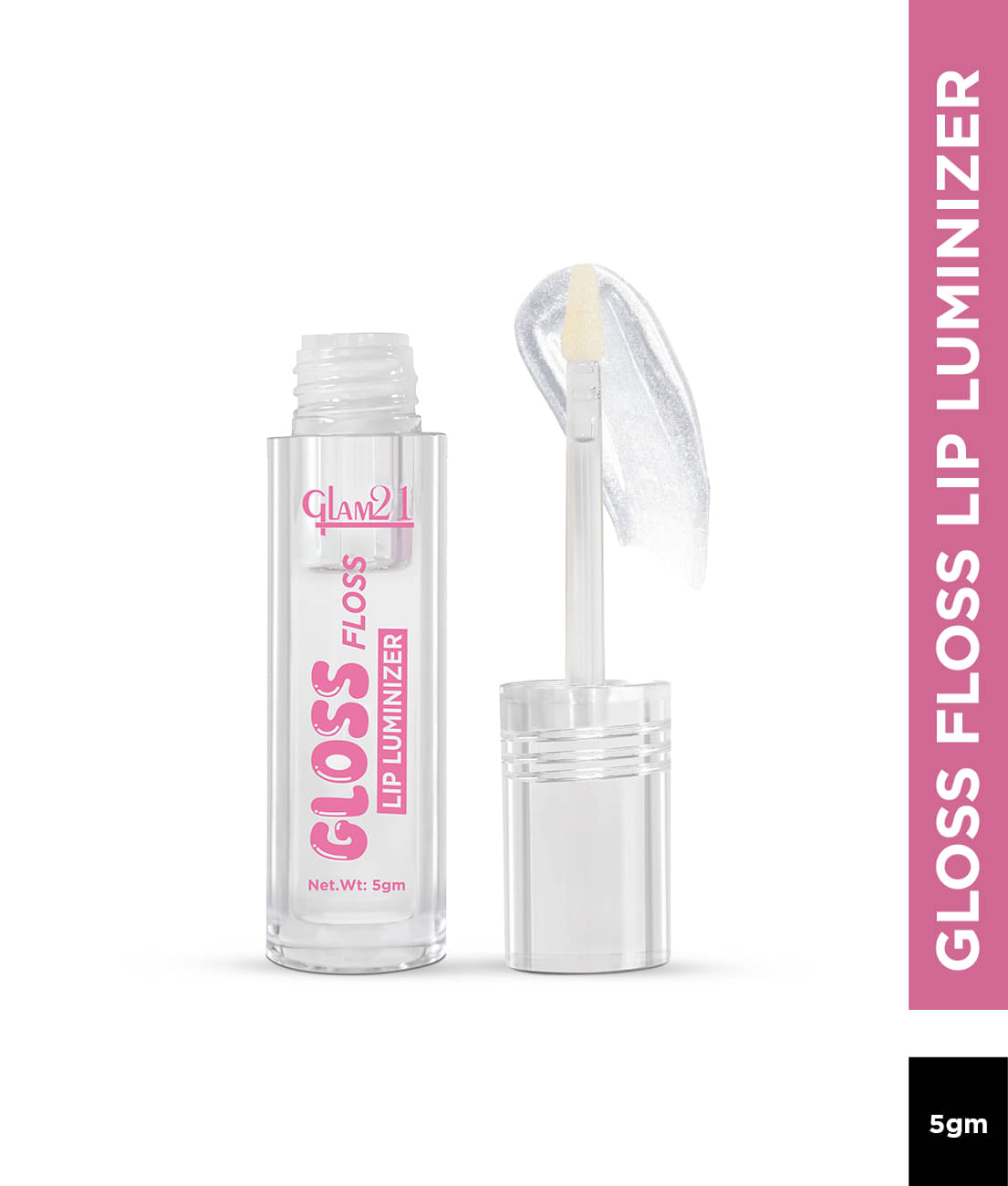     			Glam21 Transparent Glossy Lip Gloss 5gm