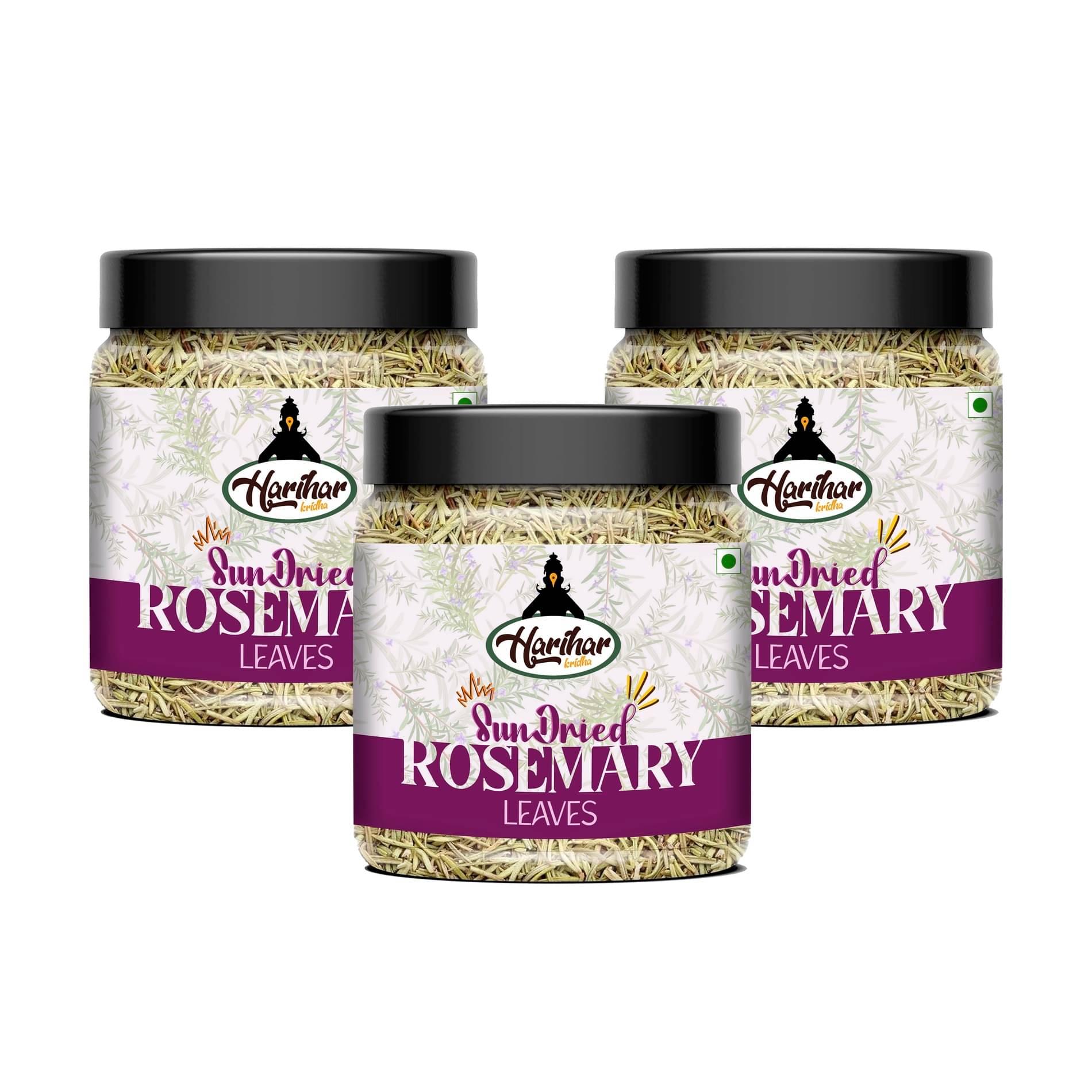     			HARIHAR KRIDHA Premium Dried Rosemary Leaves 100 gm Pack of 3