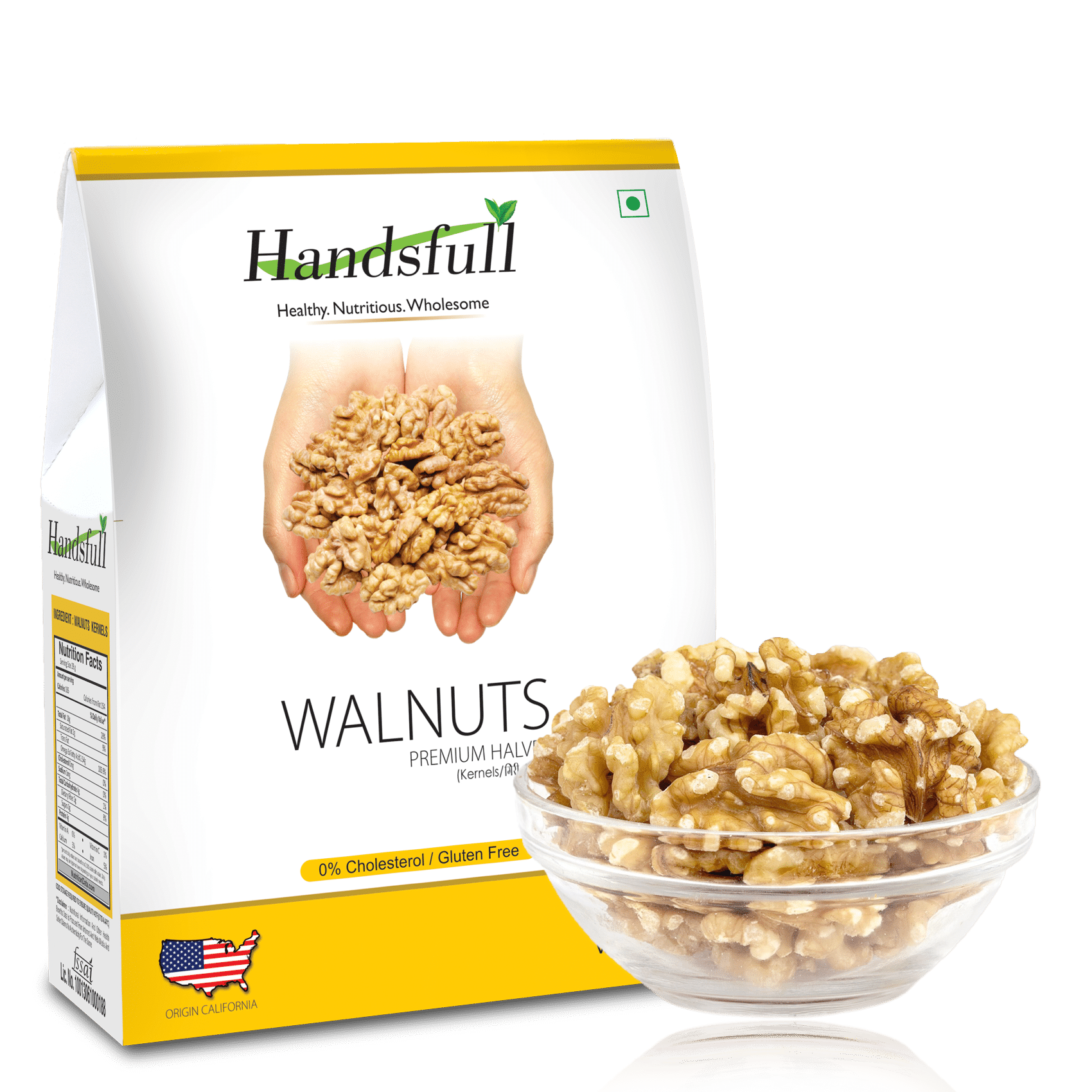 Handsfull California Walnuts(Akhrot giri) 200     			Handsfull California Walnuts(Akhrot giri) 200