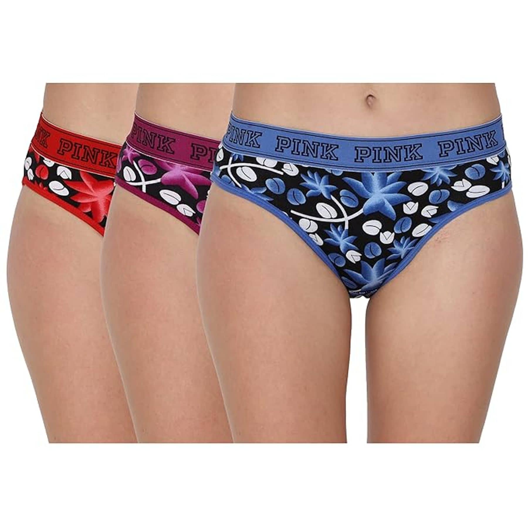 KIDBIRD Pack of 3 Cotton Women's Briefs ( Multicolor ) ReshmaKid08