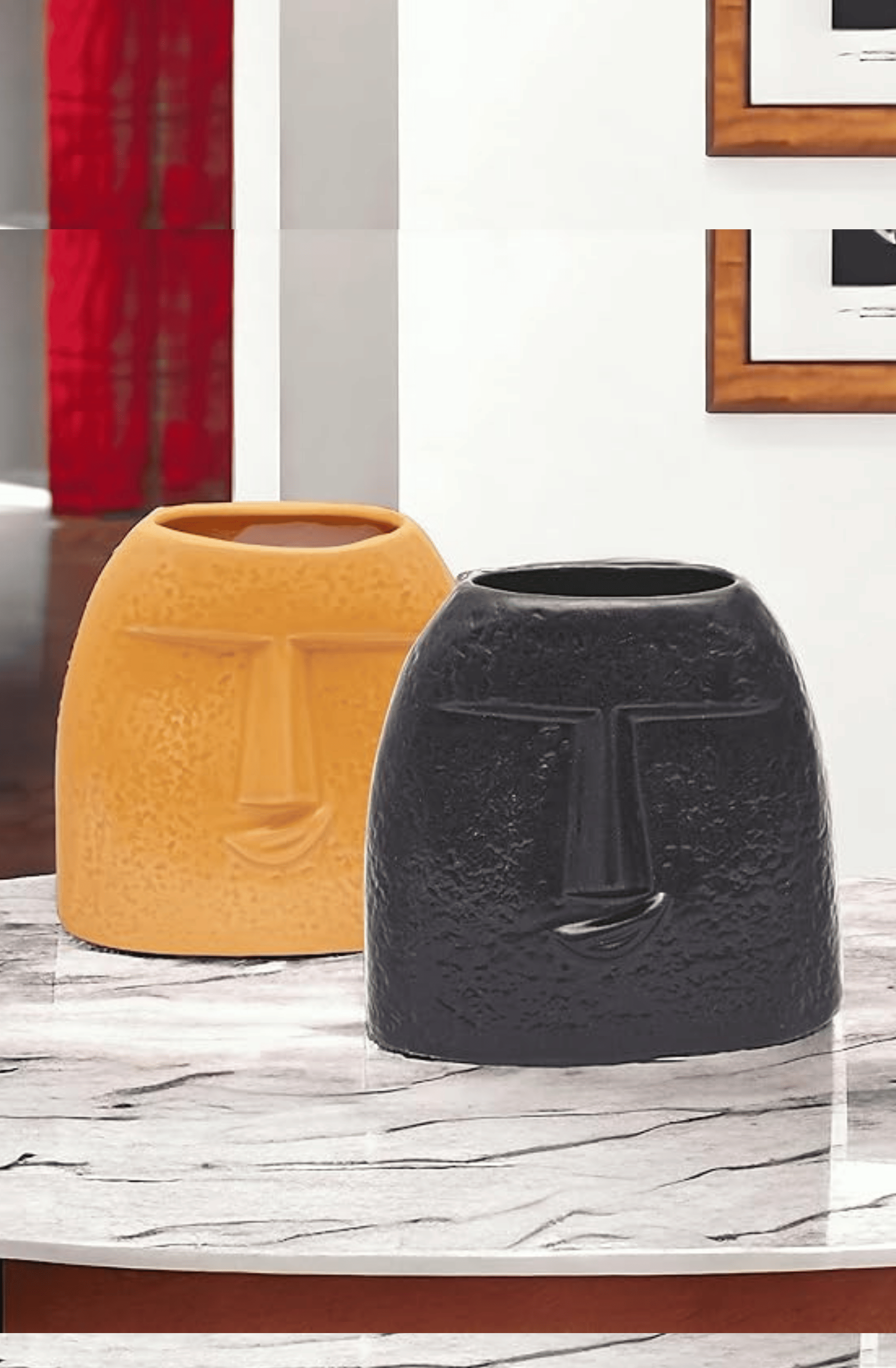     			Malaikah Ceramic Table Vase 15 cms - Pack of 2