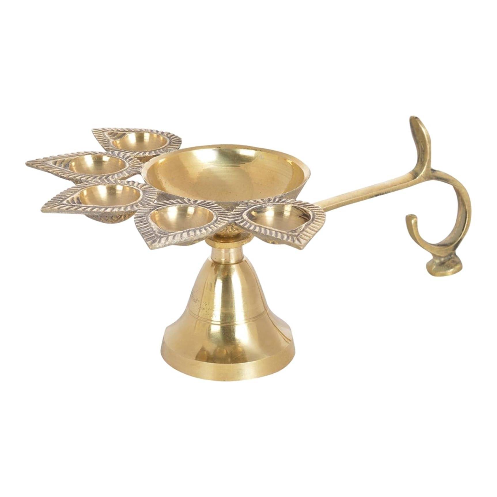     			NAVYAKSH Brass Floor Diya - Pack of 1
