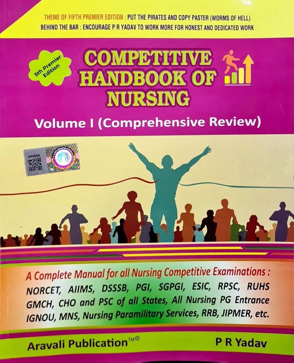     			PR Yadav - Competitive Handbook of Nursing - Volume 1 (Comprehensive Review) - 5th Premier Ed./2024 - for 2025 Exam - [ORIGINAL BOOK-TOP GRADE PAPER & PRINT] Perfect Paperback