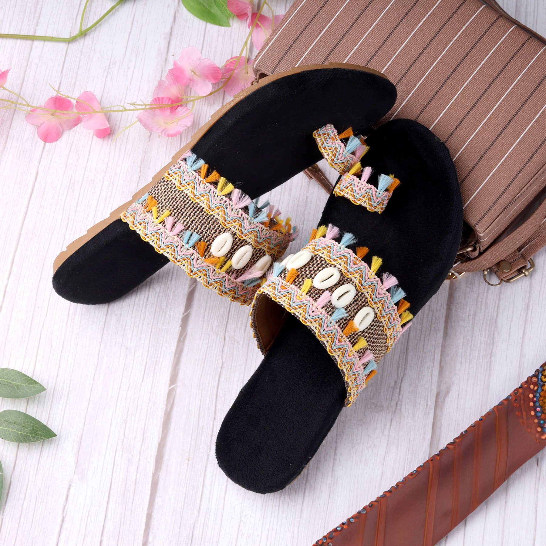 Paduki Black Women's Flats