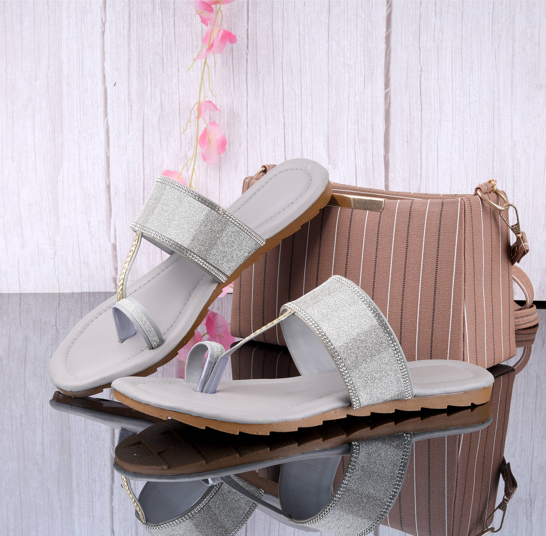     			Paduki Gray Women's Flats