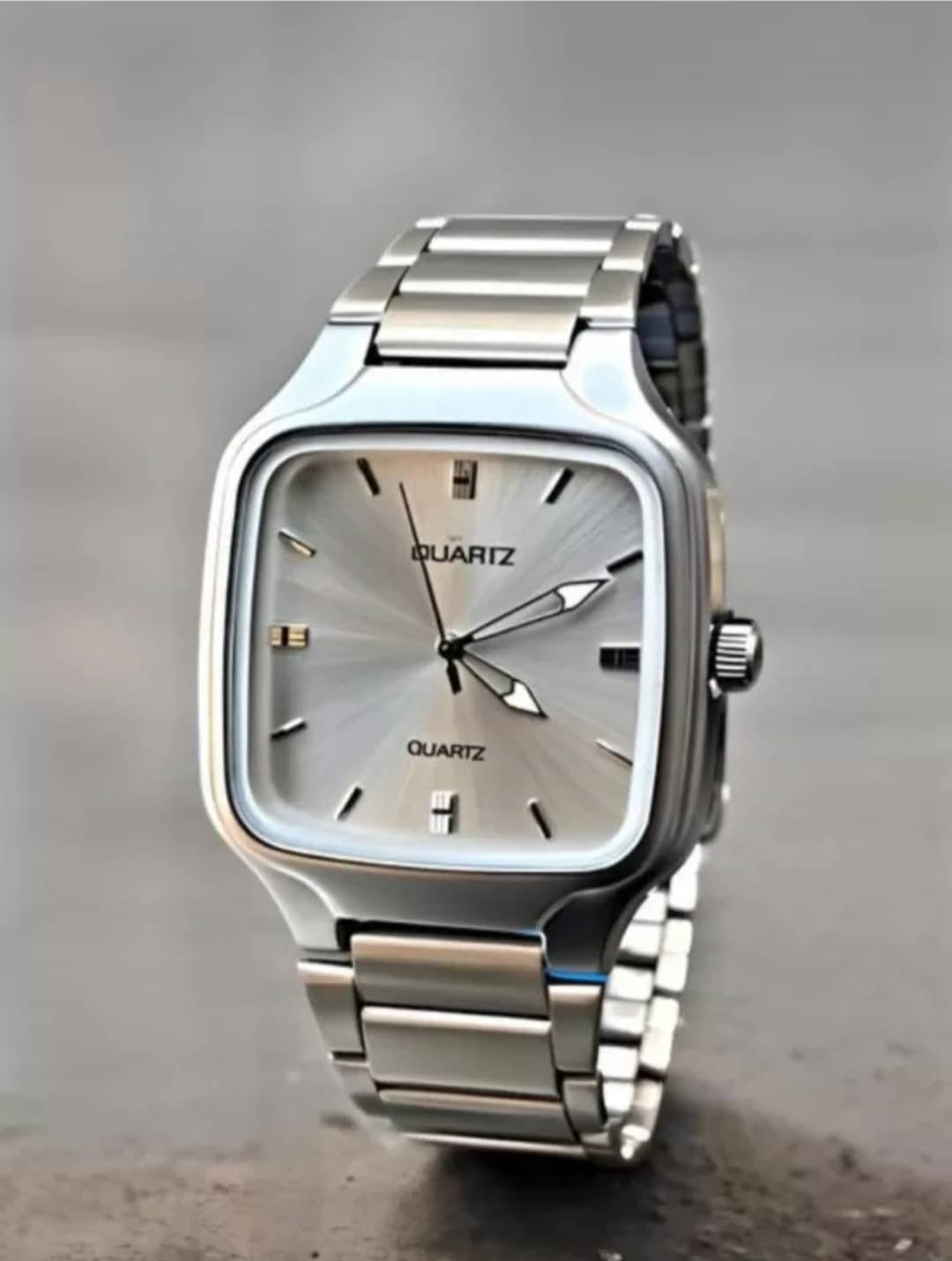 SHMOFY LUXRY Silver Stainless Steel Analog Men's Watch