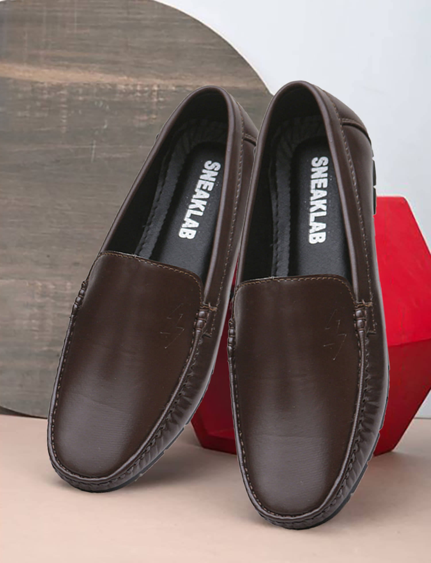     			Sneaklab Brown Men's Formal