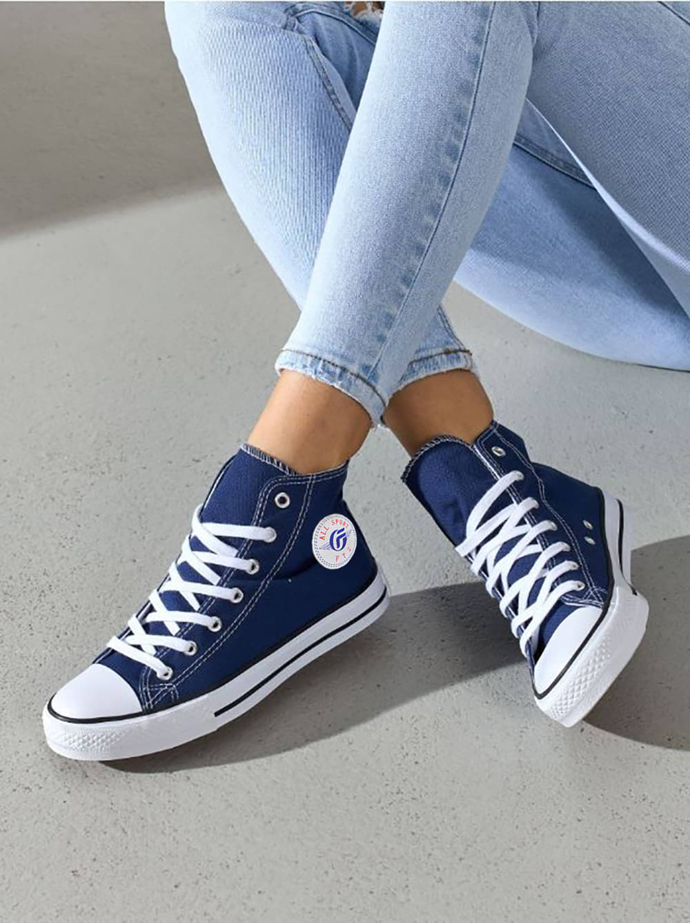     			Trenduty Navy Blue Women's Sneakers
