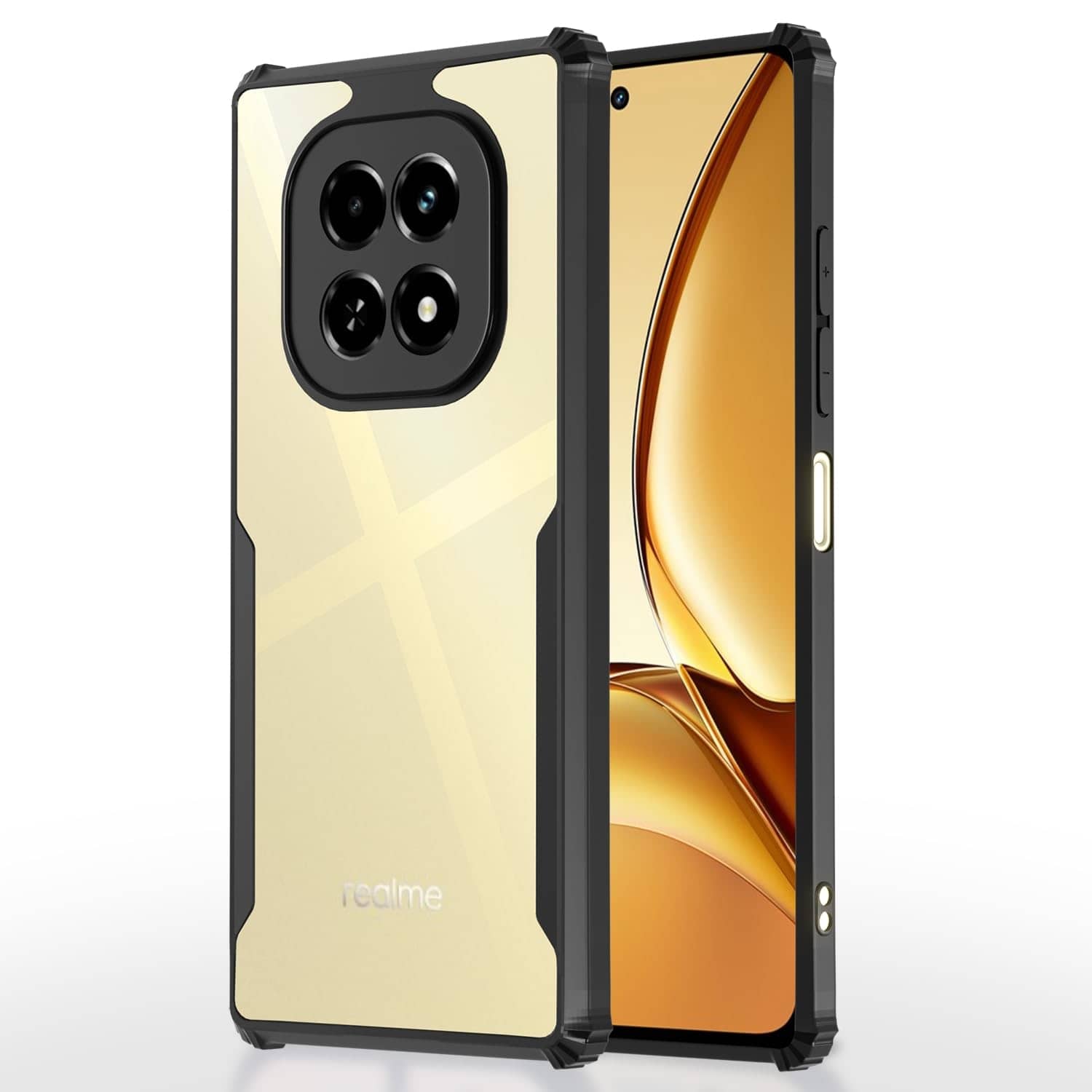 ZAMN Shock Proof Case Compatible For Polycarbonate Realme C63 5G ( )