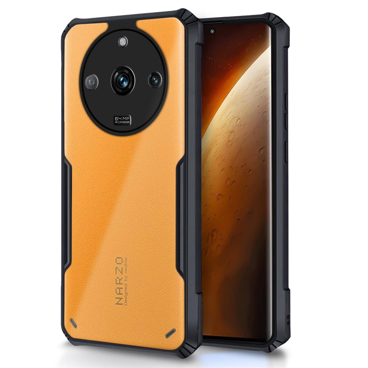 ZAMN Shock Proof Case Compatible For Polycarbonate Realme Narzo 60 ( )
