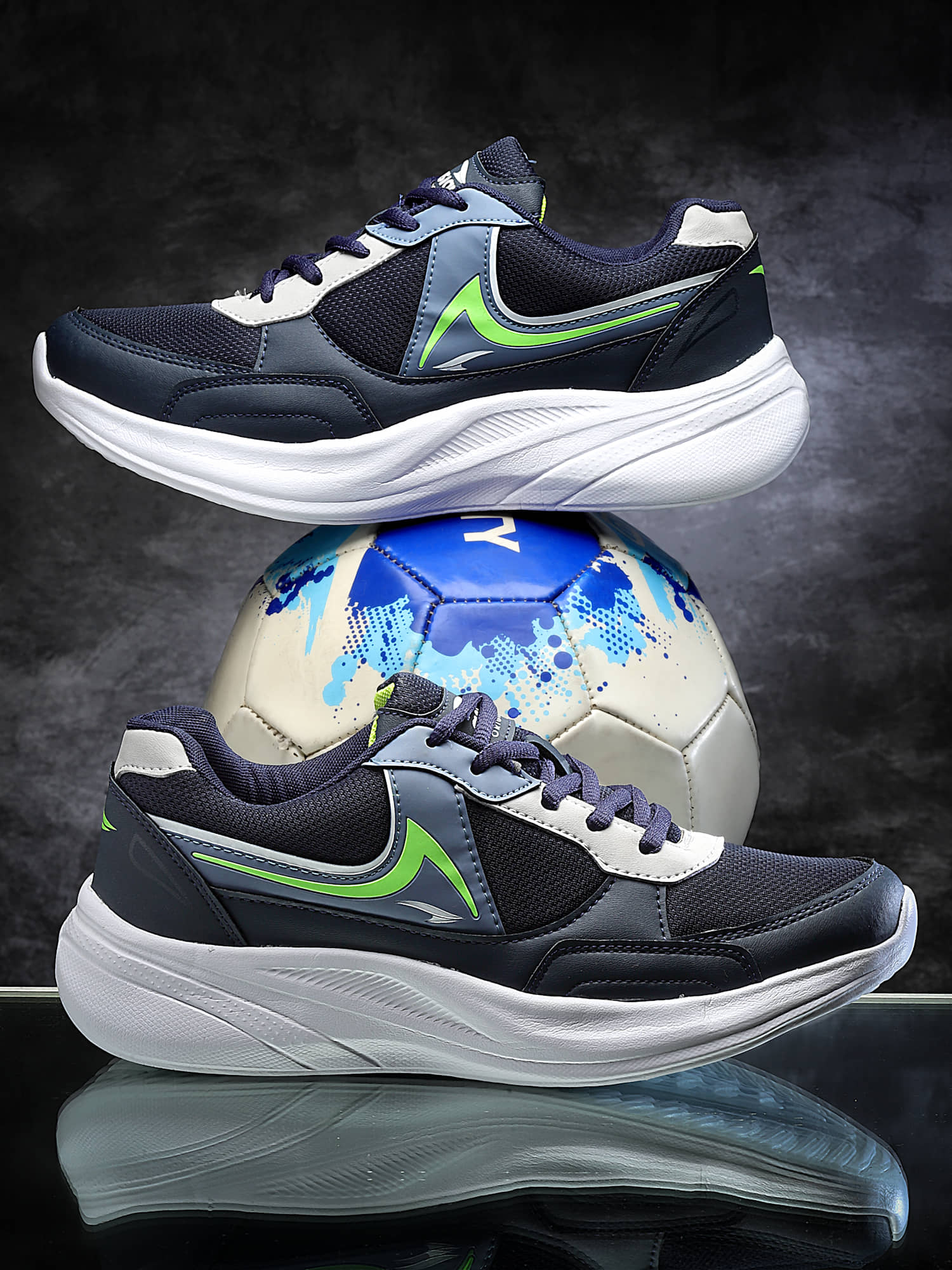 ASIAN TERMINATOR-06 Navy Men's Sneakers - Casual Shoes | Buy online on ZillyBuy