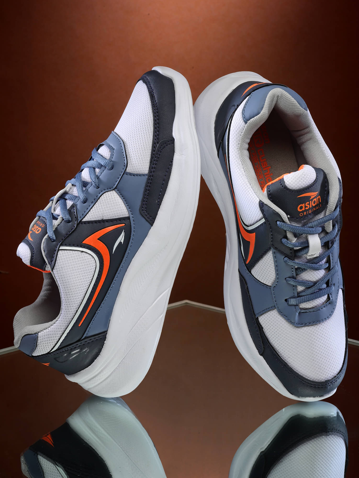     			ASIAN TERMINATOR-06 White Men's Sneakers