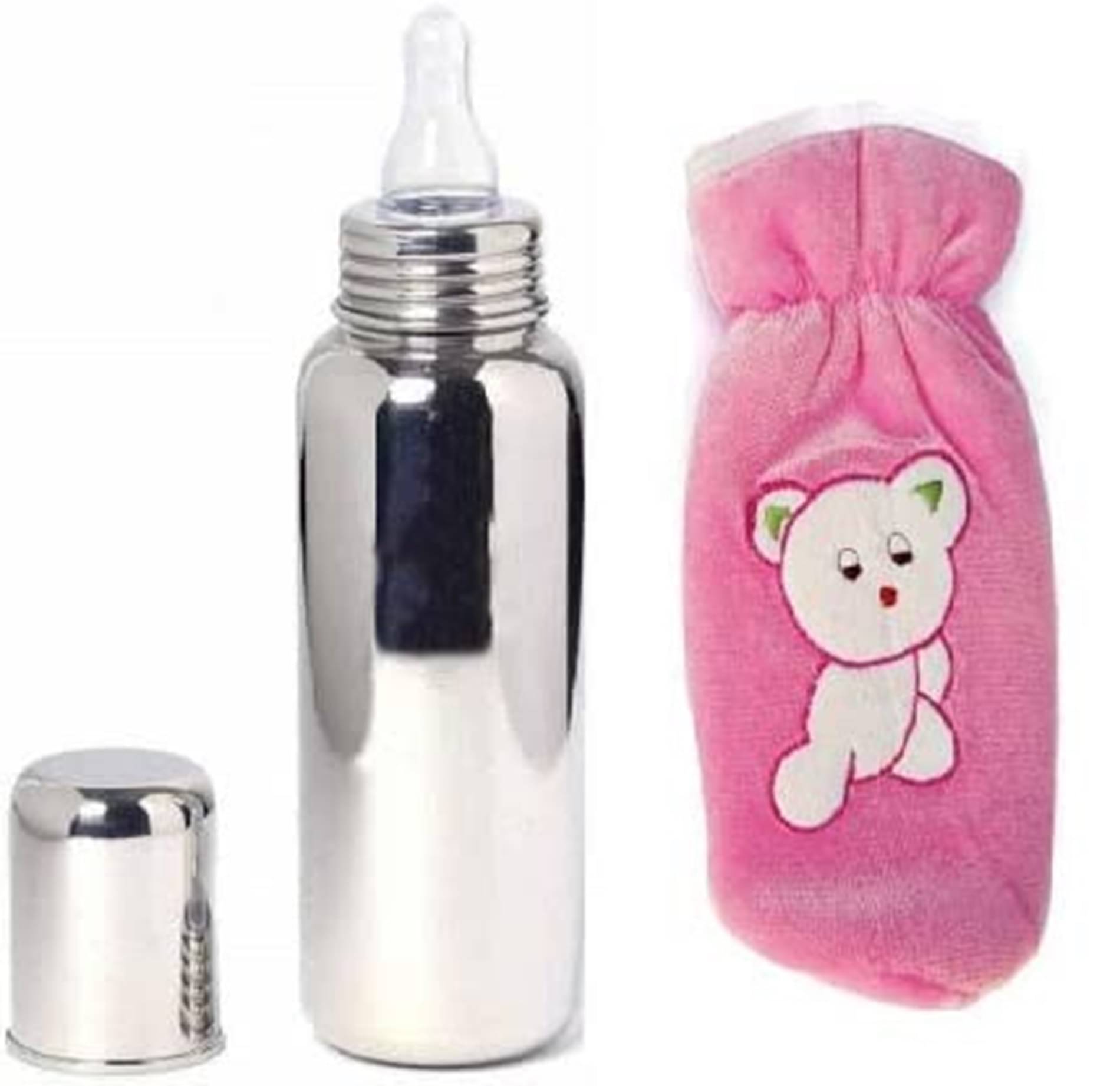     			ATIPRIYA 250 Silver Feeding Bottle ( Pack of 1 )