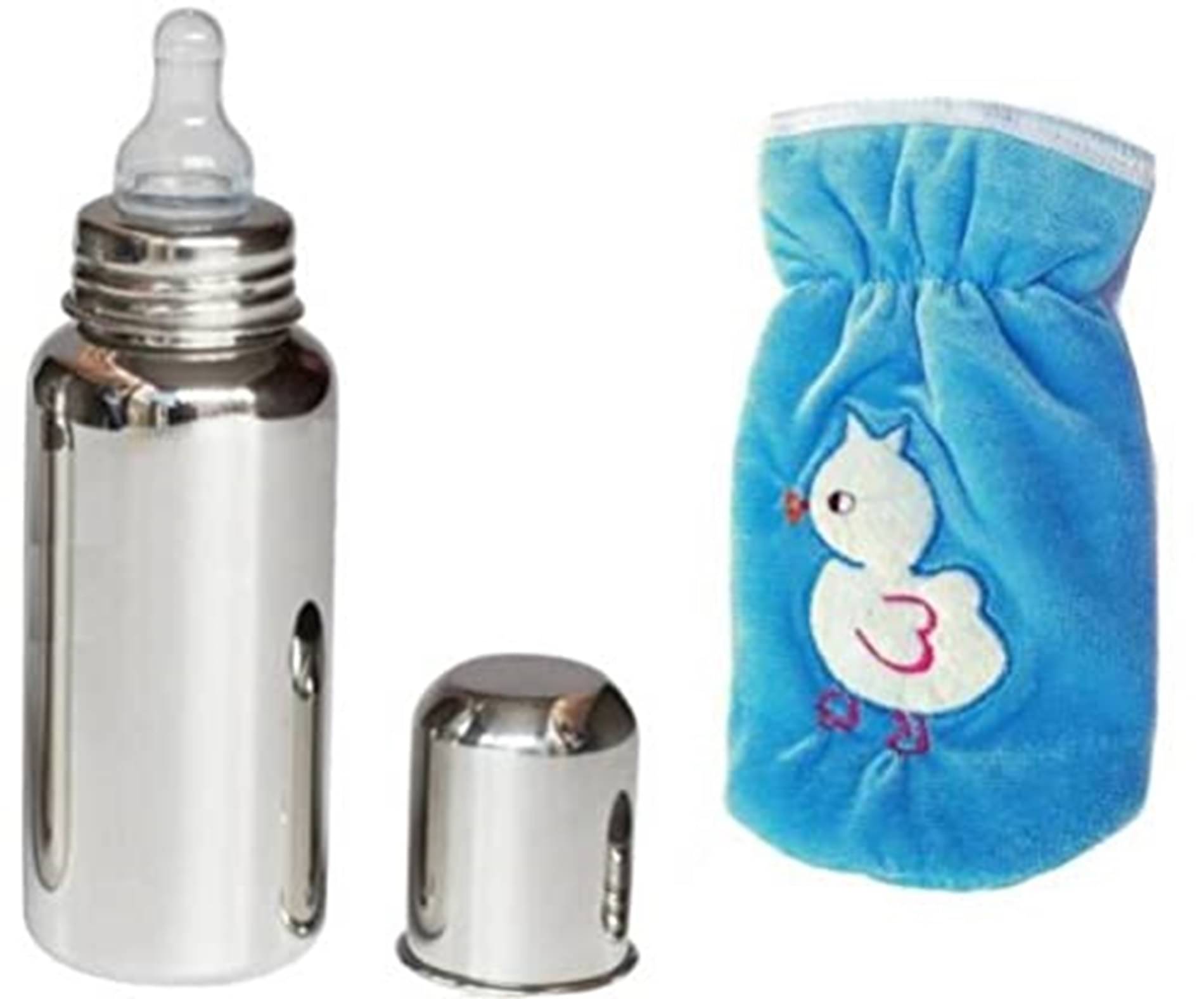     			ATIPRIYA 250 Silver Feeding Bottle ( Pack of 1 )