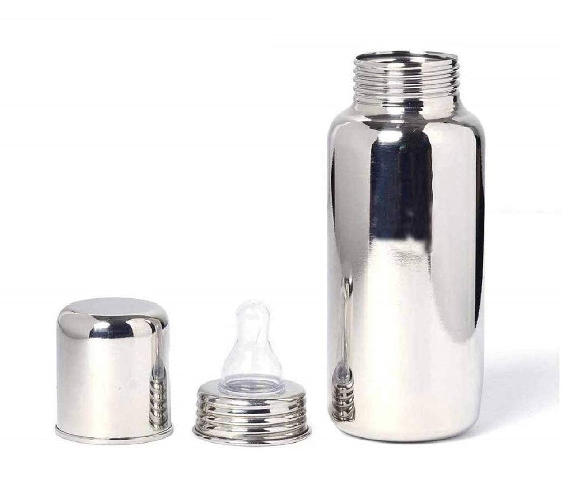     			ATIPRIYA 250 Silver Feeding Bottle ( Pack of 1 )
