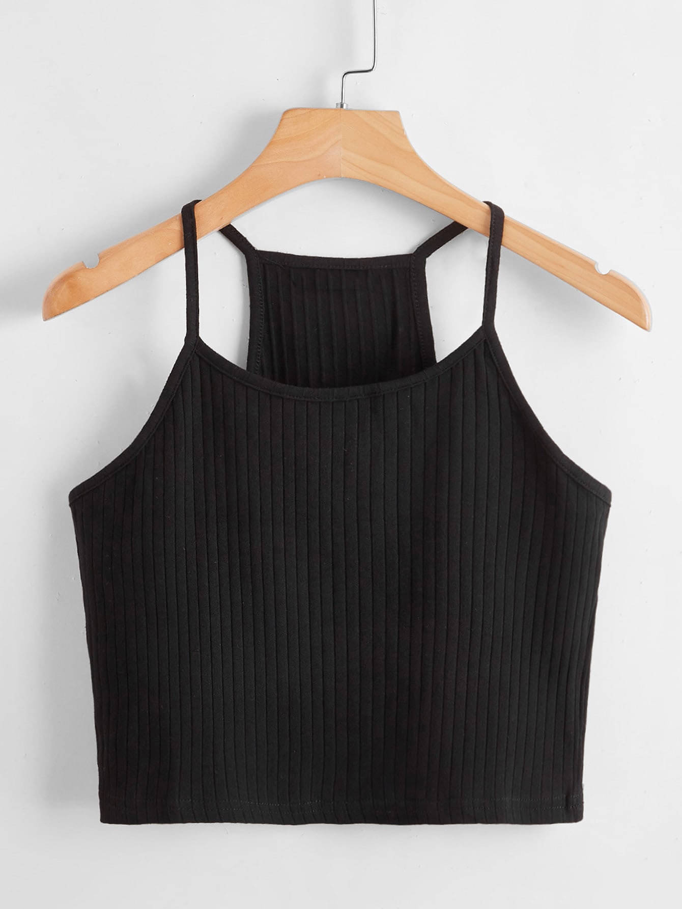     			Aahwan Women's Cotton Crop Top ( Black )