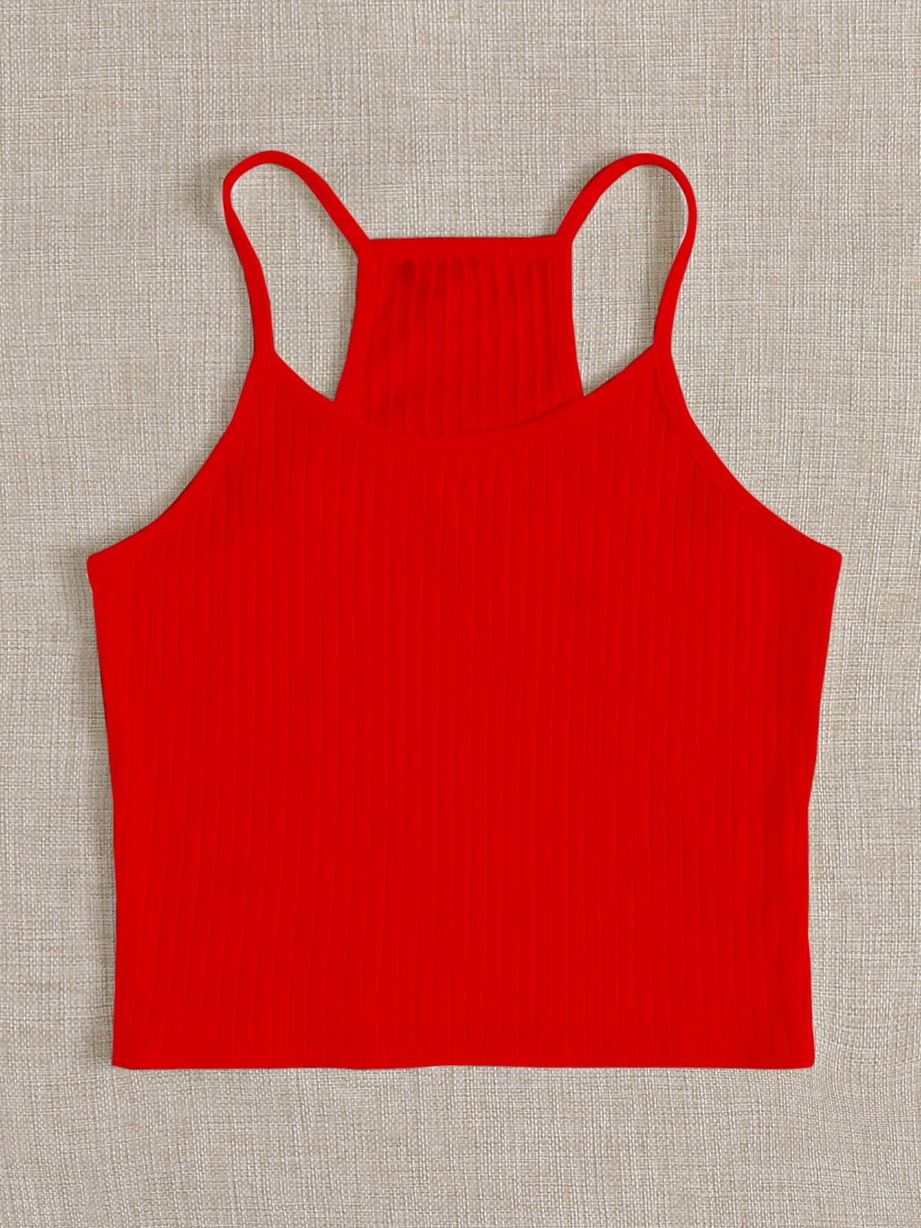 Aahwan Women's Cotton Crop Top ( Red ) Aahwan Women's Cotton Crop Top ( Red )