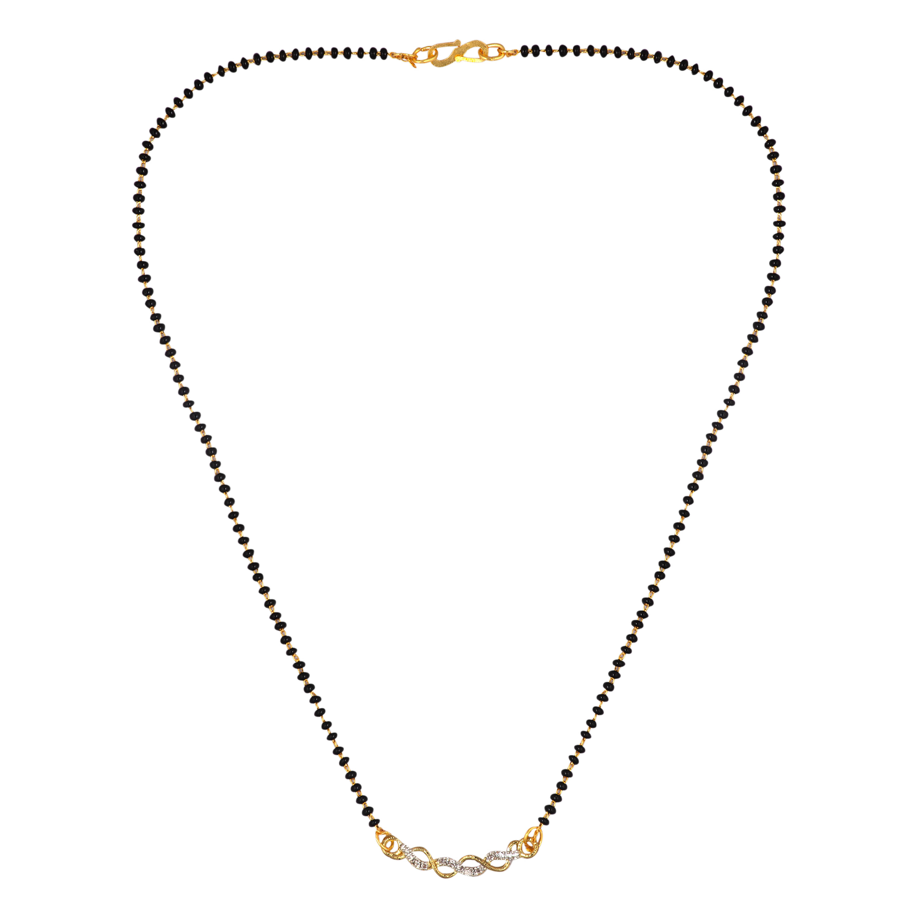 AanyaCentric Golden Mangalsutra ( Pack of 1 ) AanyaCentric Golden Mangalsutra ( Pack of 1 )