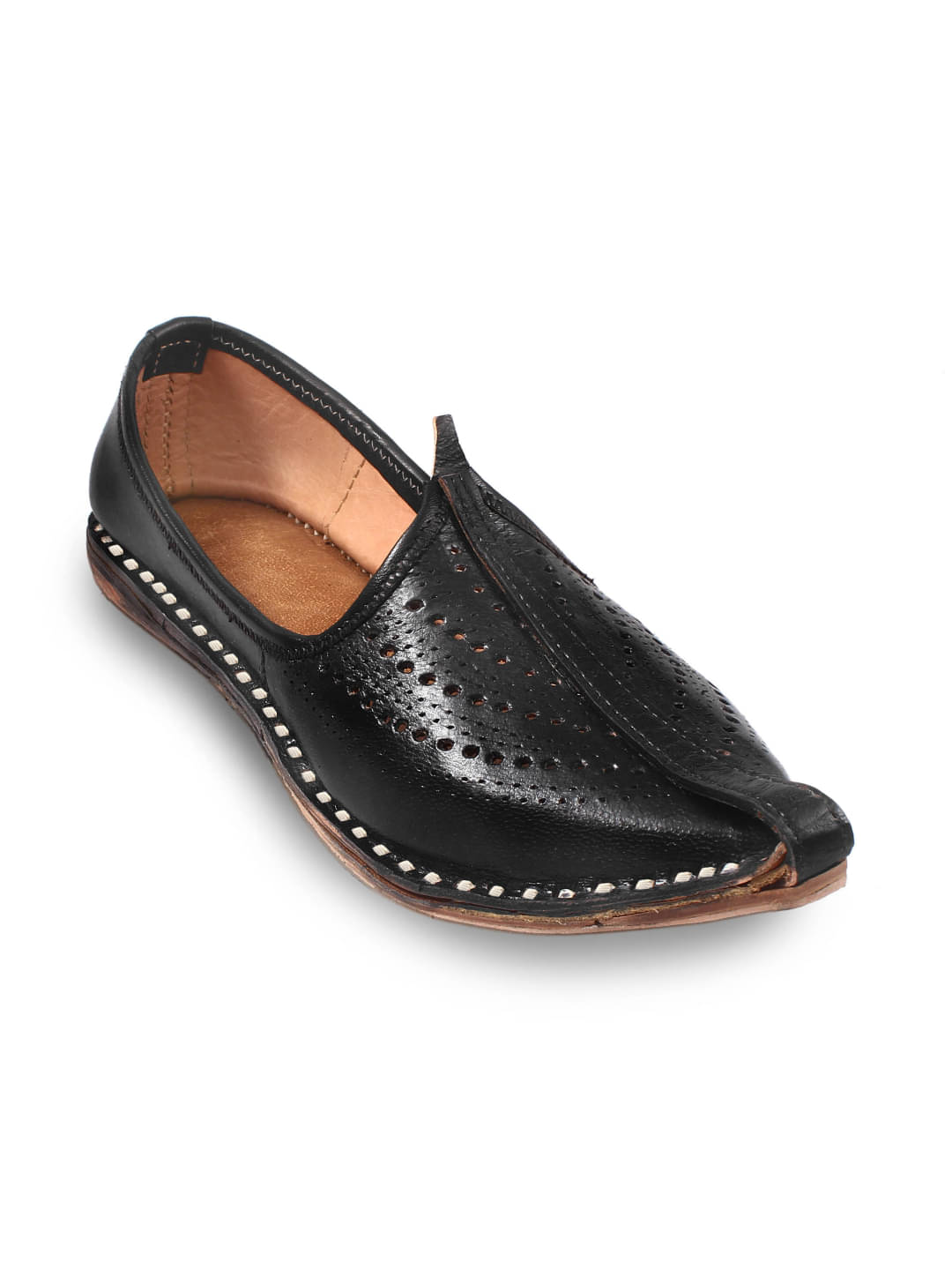     			Apratim Black Men's Jutti