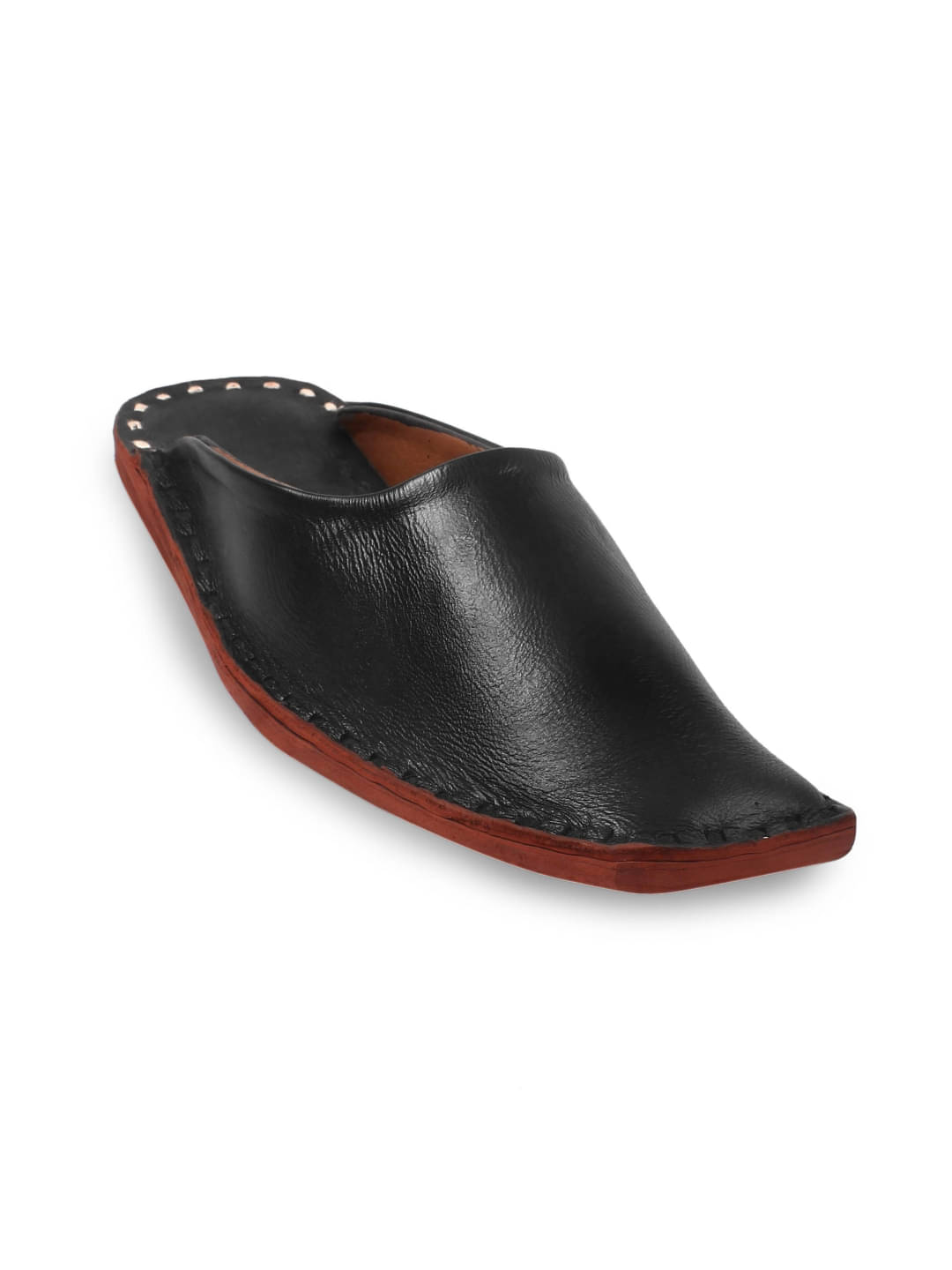     			Apratim Black Men's Mule