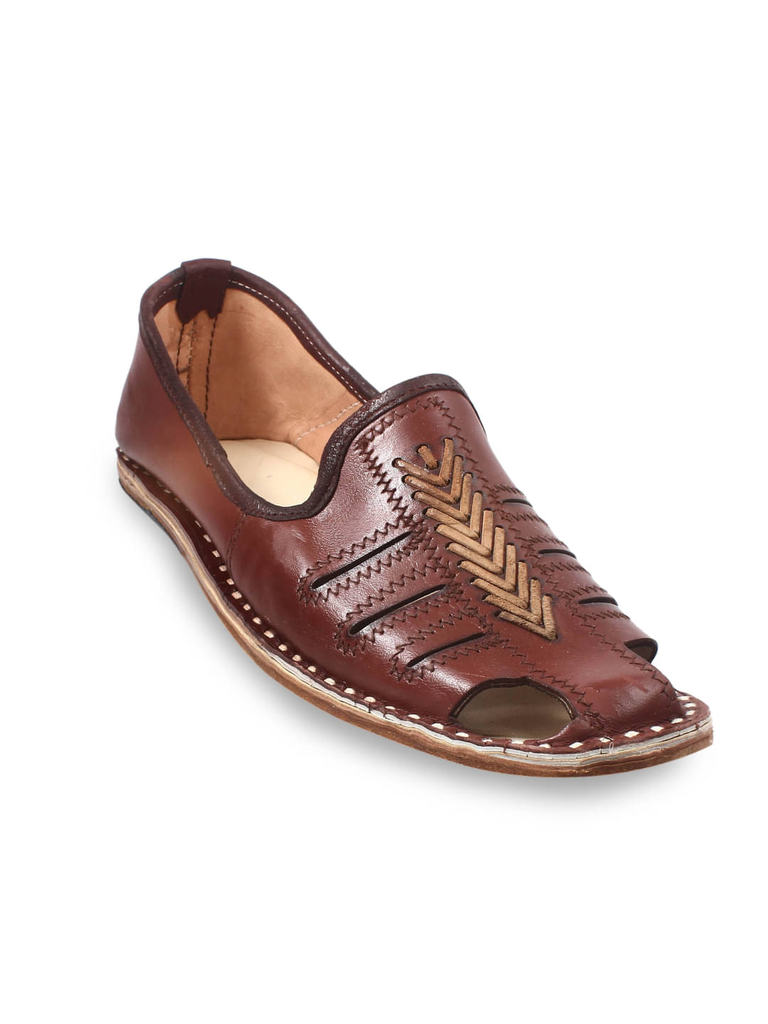     			Apratim Brown Men's Jutti