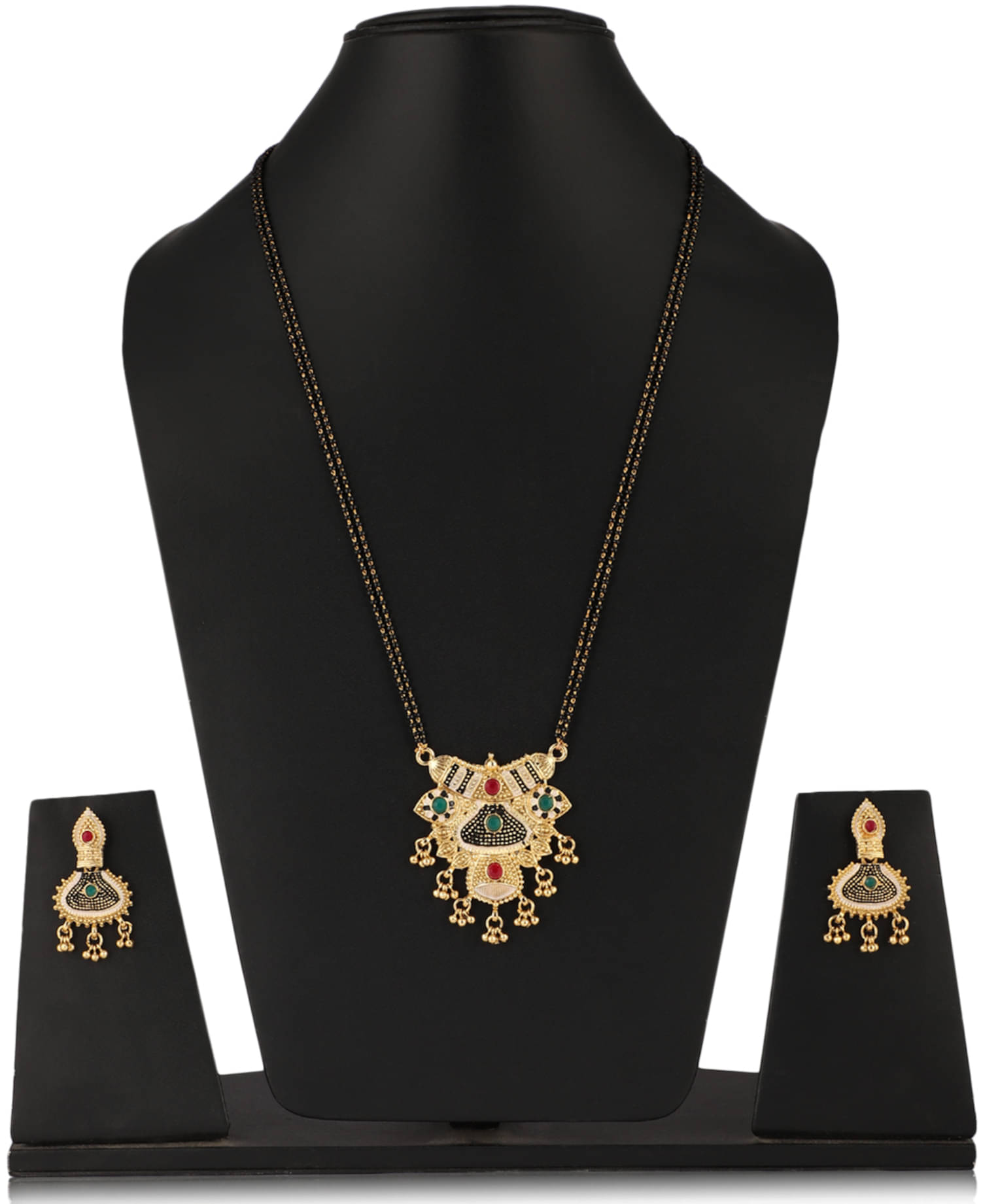     			Bhagya Lakshmi Multi Color Alloy Necklace Set ( Pack of 1 )