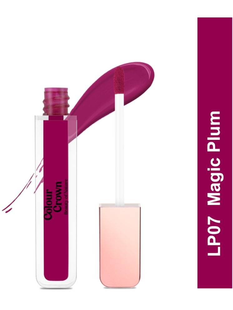     			Colour crown Plum Matte Lipstick 80