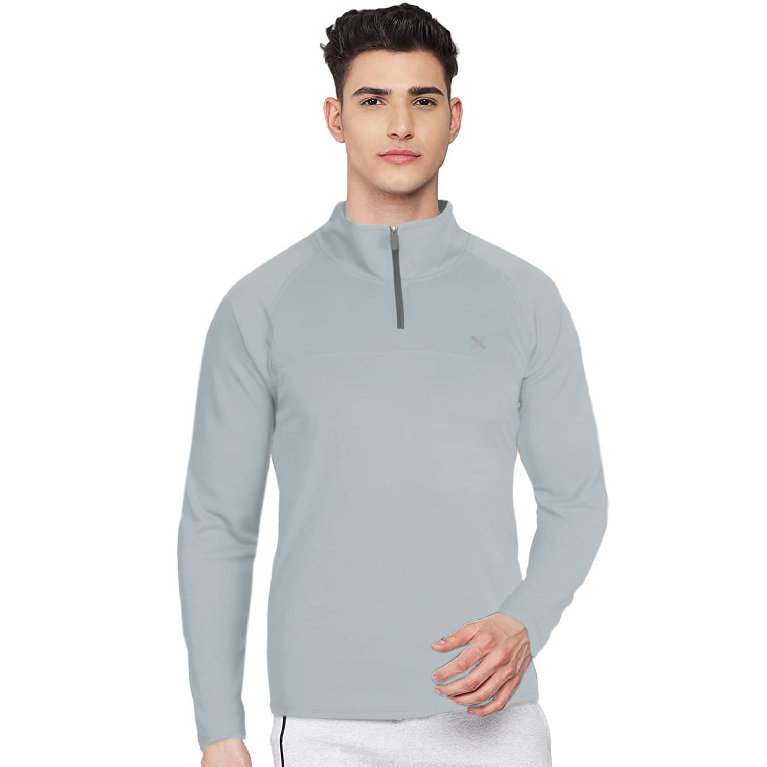     			FTX Pack of 1 Polyester Regular Fit Men's T-Shirt ( Light Grey )