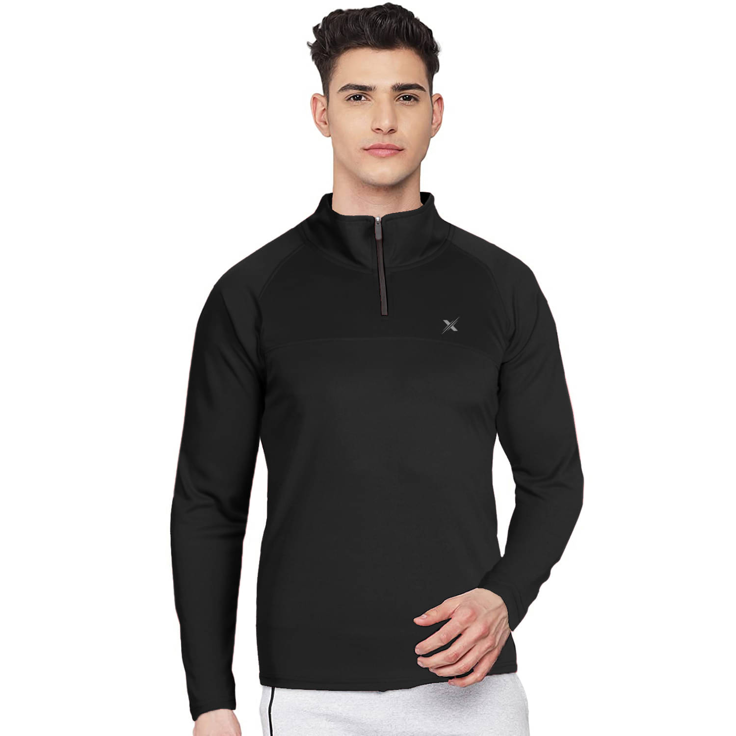     			FTX Pack of 1 Polyester Regular Fit Men's T-Shirt ( Black )