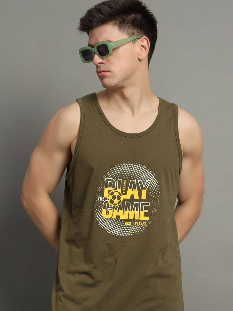 GET GOLF Pack of 1 Cotton Blend Regular Fit Men's T-Shirt ( Olive Green ) GET GOLF Pack of 1 Cotton Blend Regular Fit Men's T-Shirt ( Olive Green )