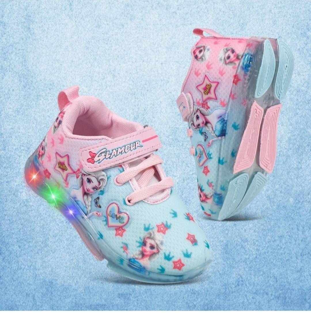     			GLOBIN - Pink Girl's Sneakers ( 1 Pair )