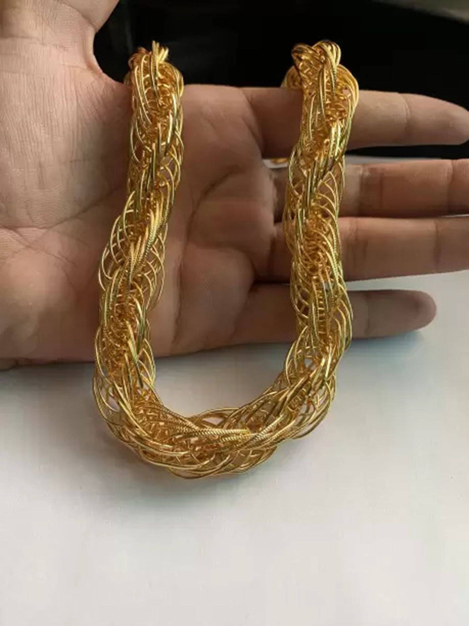 JIPPA Gold Plated Chain ( Set of 1 ) JIPPA Gold Plated Chain ( Set of 1 )