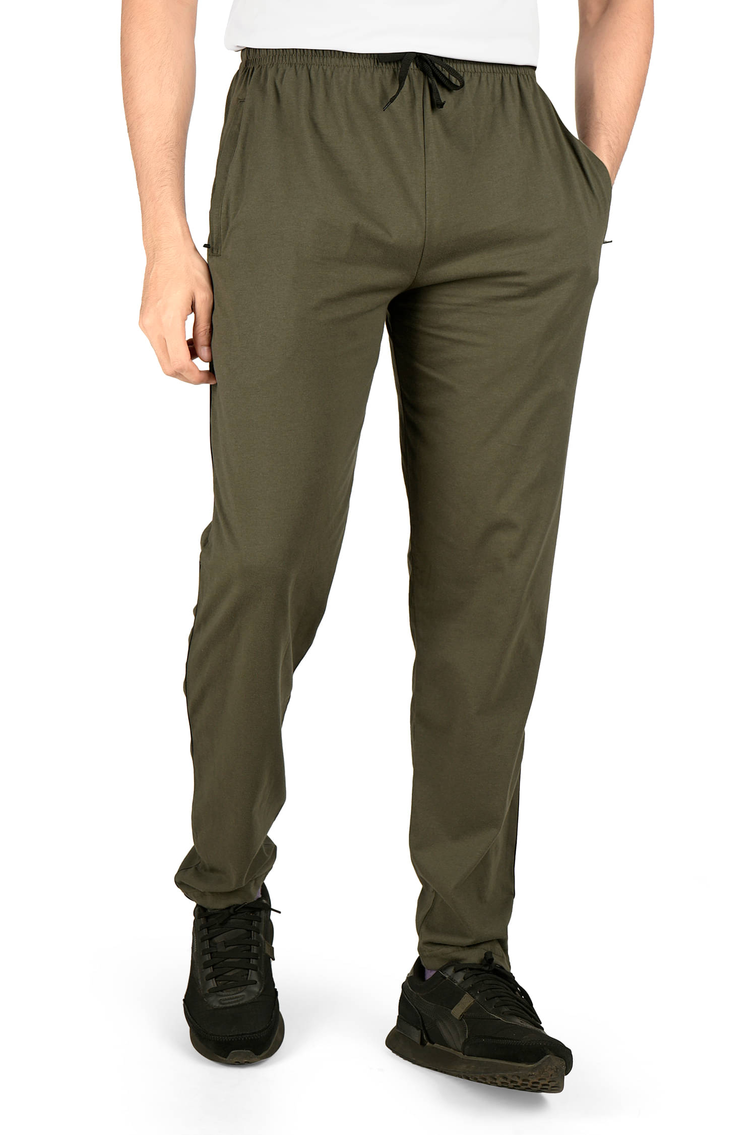     			Neo Garments Olive Green Polyester Men's Trackpants ( Pack of 1 )