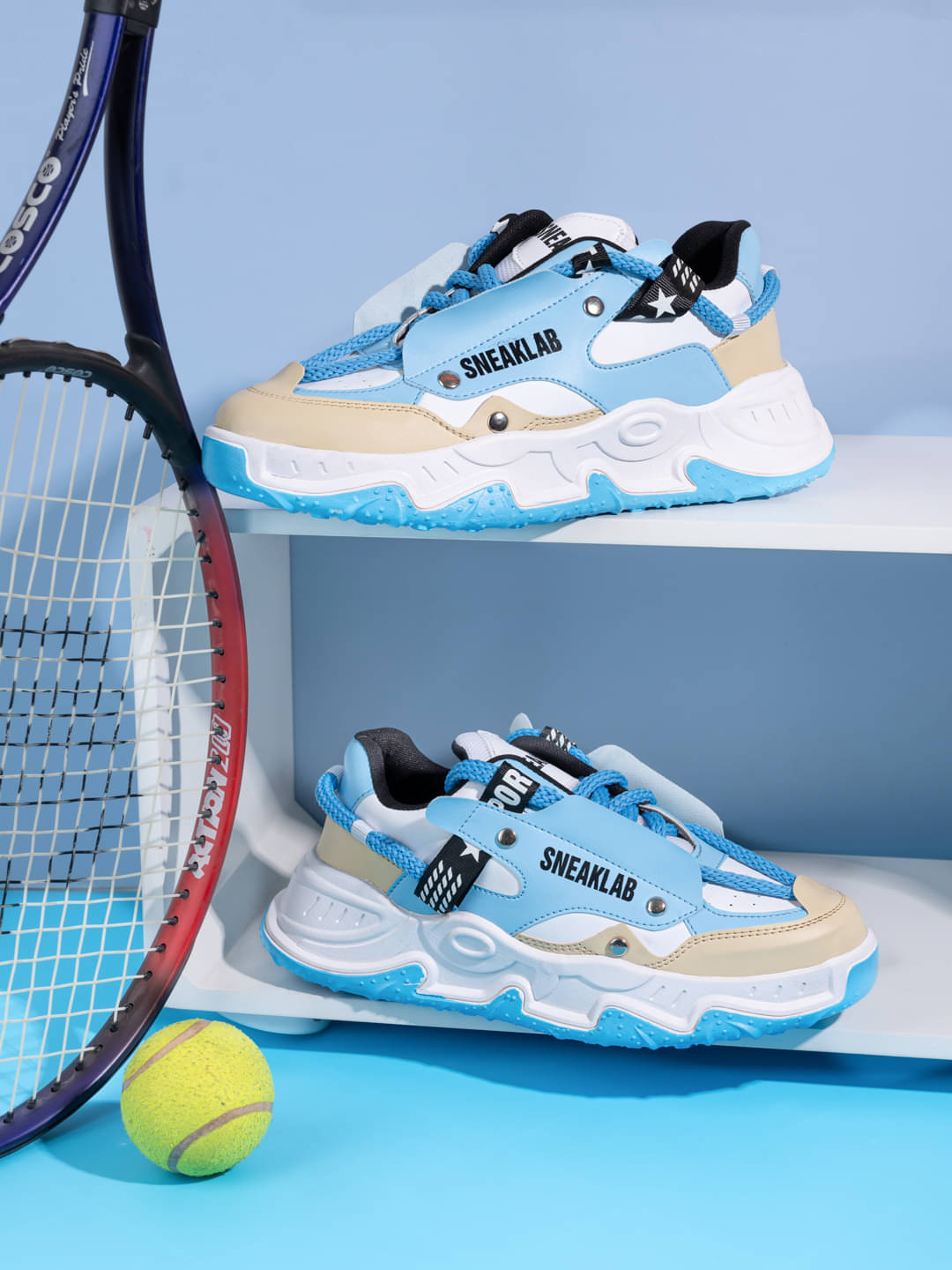     			Sneaklab Men's Blue Men's Lifestyle Shoes