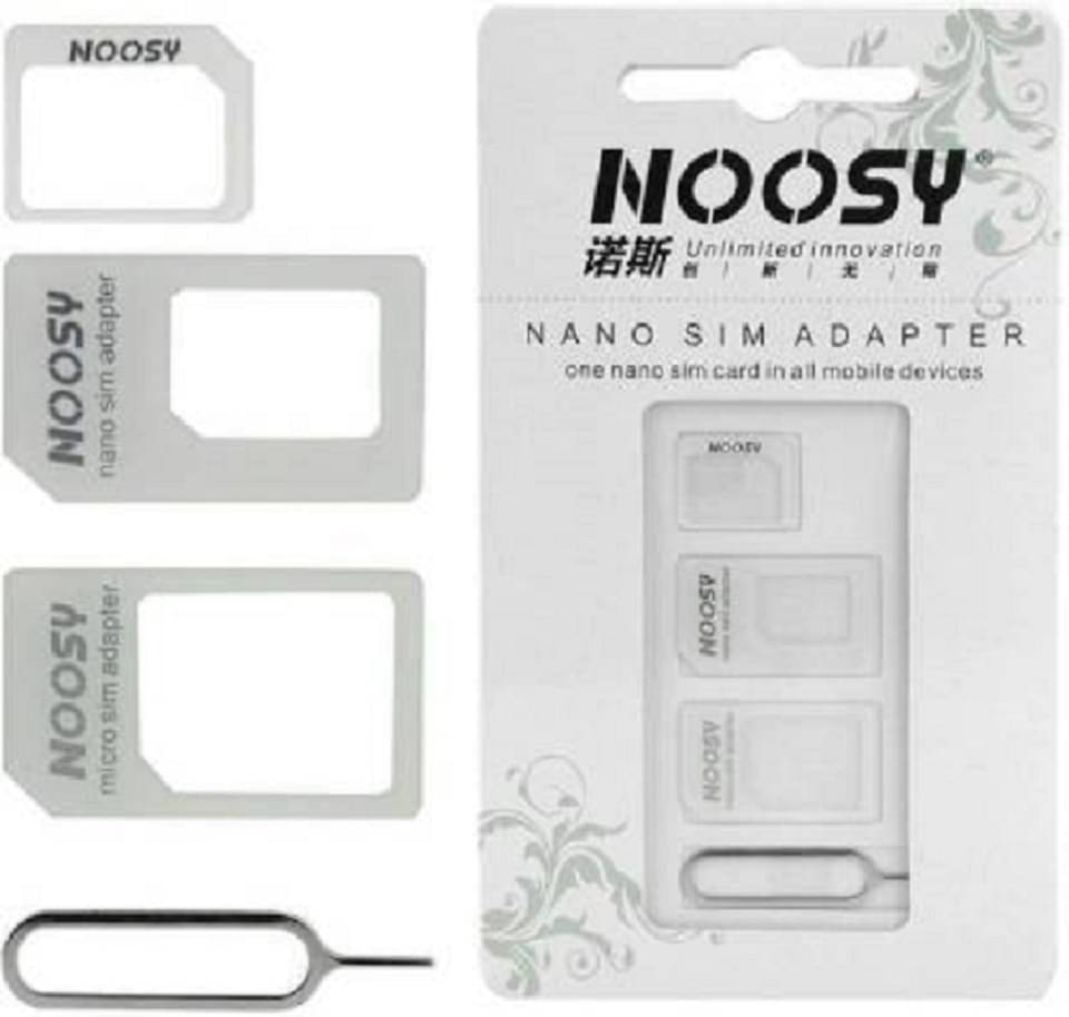     			UNICAL Card Holder SIM Adapter for Smartphones and Tablets ( White )