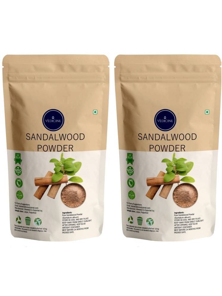     			Vedicine Sandalwood Powder For Face (100g each) (Pack of 2)