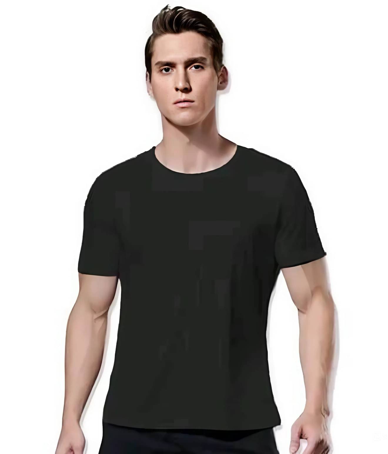 Whyme Fashion Pack of 1 Polyester Regular Fit Men's T-Shirt ( Black )     			Whyme Fashion Pack of 1 Polyester Regular Fit Men's T-Shirt ( Black )