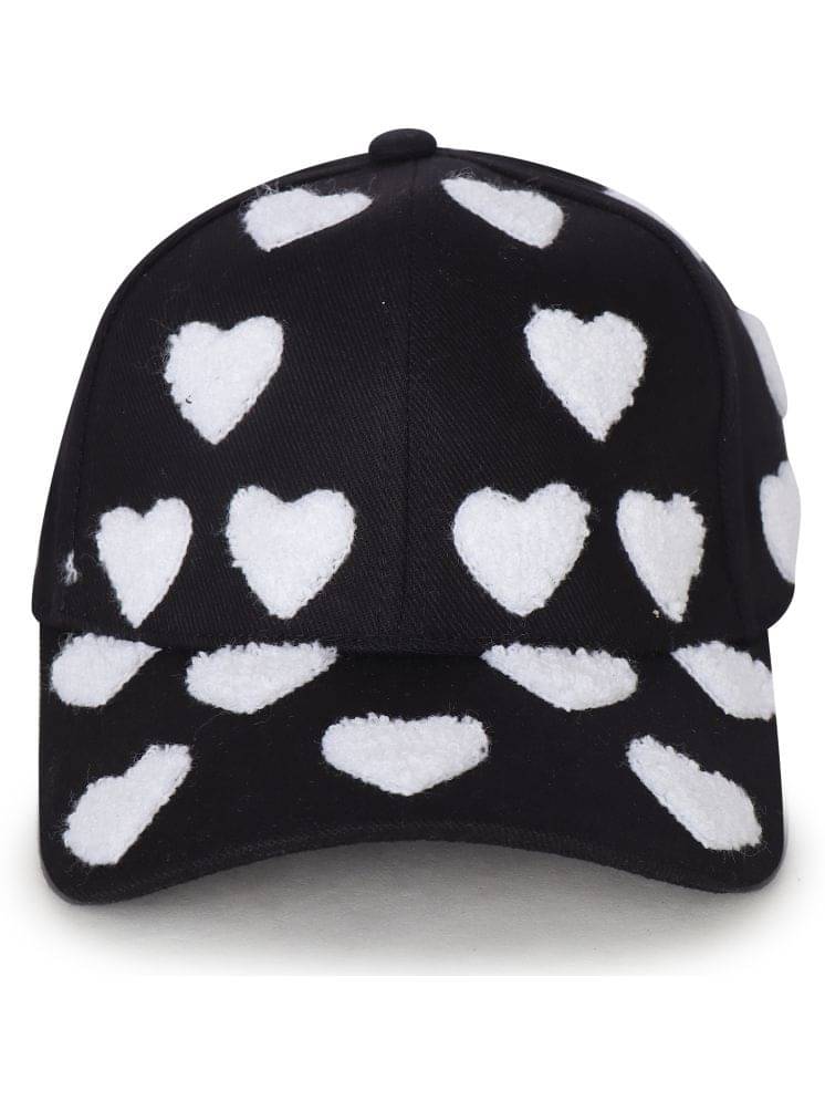     			Zacharias Black Cotton Women's Cap ( Pack of 1 )