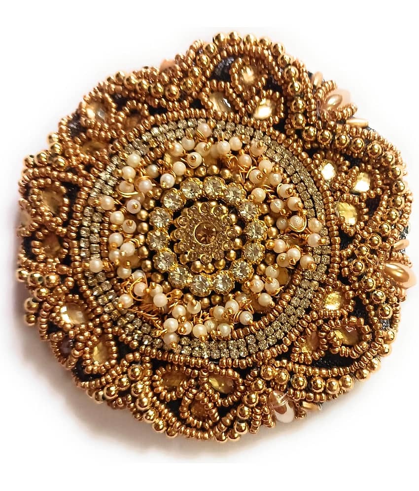 blkm trends Yellow Girls Hair Bun ( Pack of 1 ) - Jewellery Sets | Buy online on ZillyBuy
