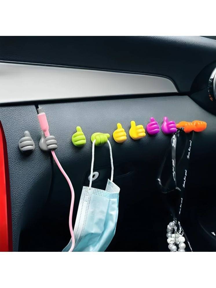 Self Adhesive Thumb Wall Hooks for Hanging ( Set of 10 ) Self Adhesive Thumb Wall Hooks for Hanging ( Set of 10 )