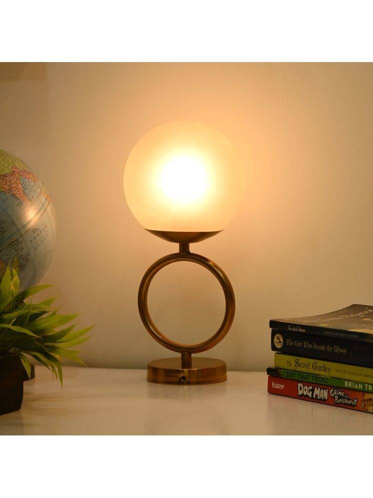     			1st Time White Decorative Table Lamp ( Pack of 1 )