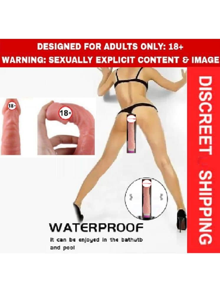 9" Long & Soft Sexy Real Felling Skin Colored Vibrating Dildo For Sexy Girls Vagina By KaamYog