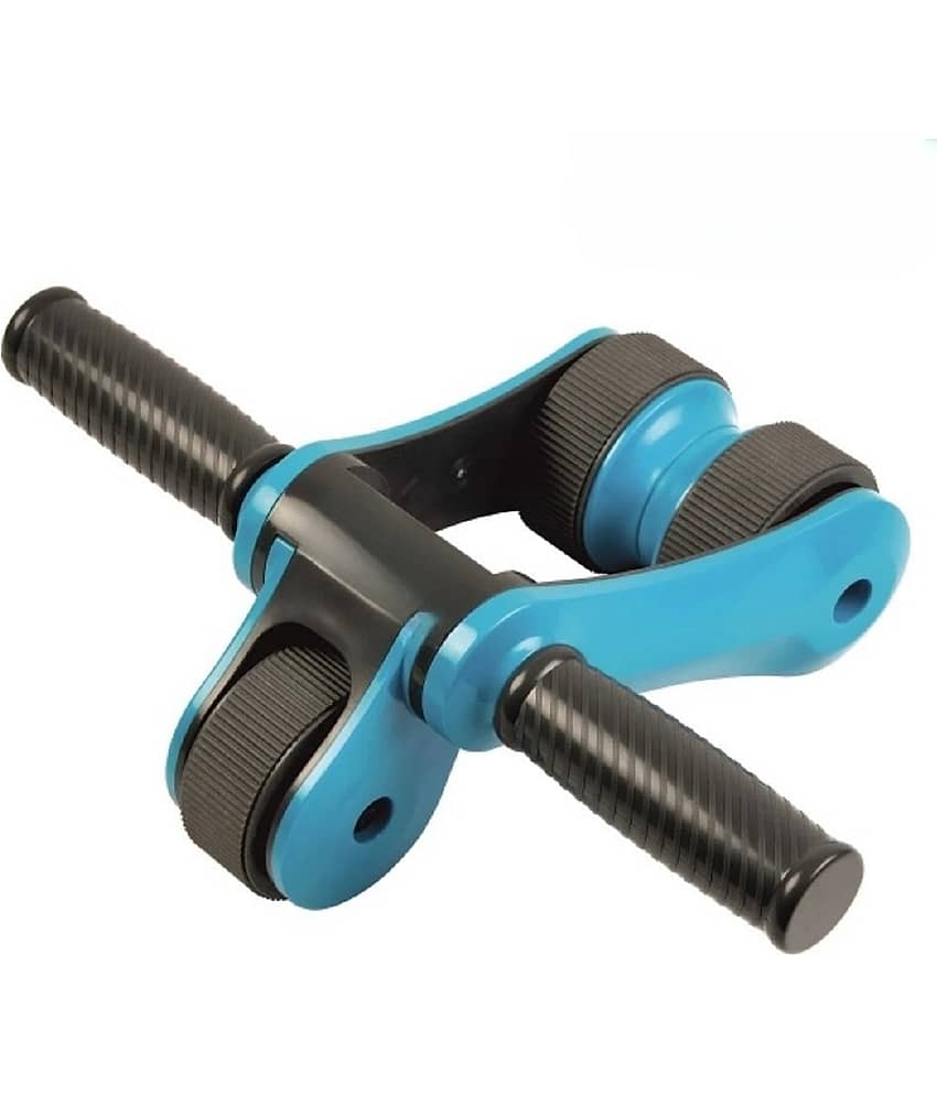 Abdominal Wheels Double Wheel Abdominal Press Wheel Crunch Machine Abdominal Exercise Roller Home Lose Weight Equipment, Blue Pack of 1 - Sports and Fitness Equipment | Buy online on ZillyBuy