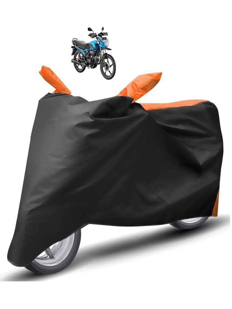 Auto Hub Bike Body Cover for Hero Passion Pro ( Pack of 1 ) , Orange Auto Hub Bike Body Cover for Hero Passion Pro ( Pack of 1 ) , Orange