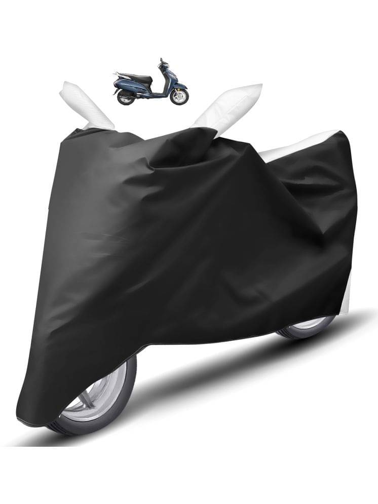     			Auto Hub Bike Body Cover for Honda Activa 3G ( Pack of 1 ) , White