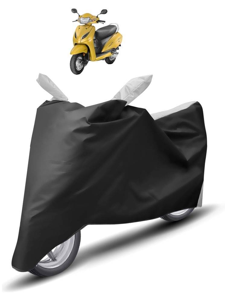 Auto Hub Bike Body Cover for Honda Activa 5G ( Pack of 1 ) , Silver Auto Hub Bike Body Cover for Honda Activa 5G ( Pack of 1 ) , Silver