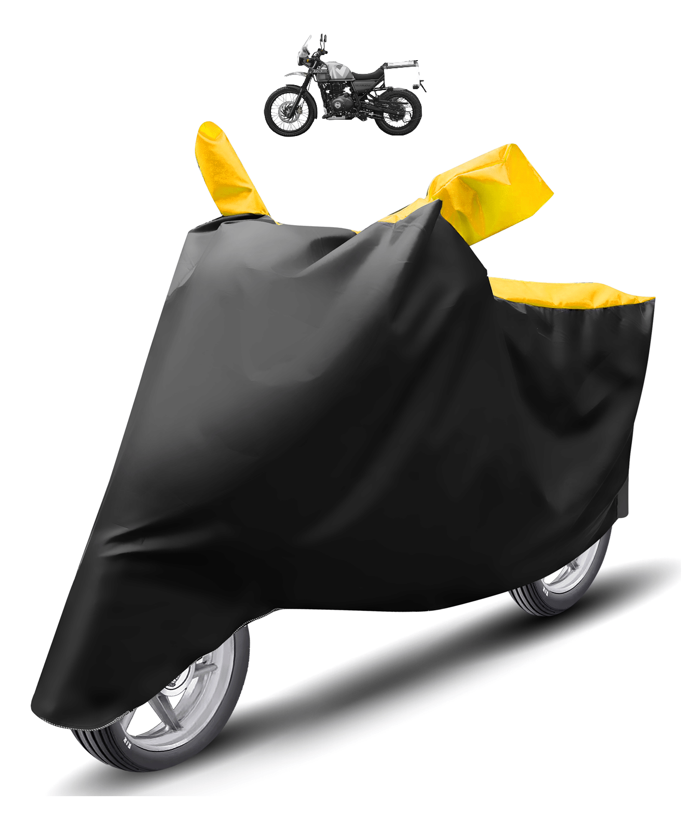 Auto Hub Bike Body Cover for Royal Enfield Himalayan ( Pack of 1 ) , Yellow Auto Hub Bike Body Cover for Royal Enfield Himalayan ( Pack of 1 ) , Yellow